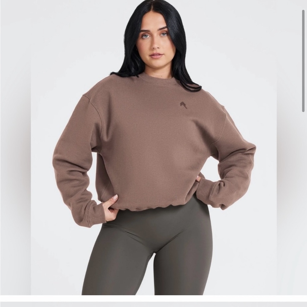 Oner Active All Day Sweatshirt Cool Brown L
